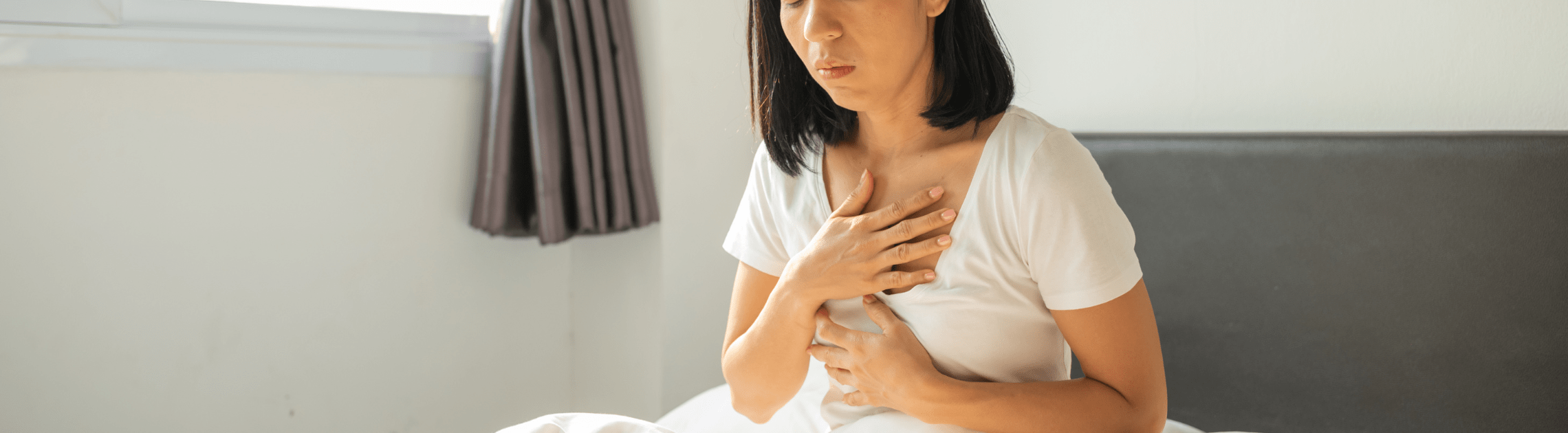 mujer dificultad respiratoria