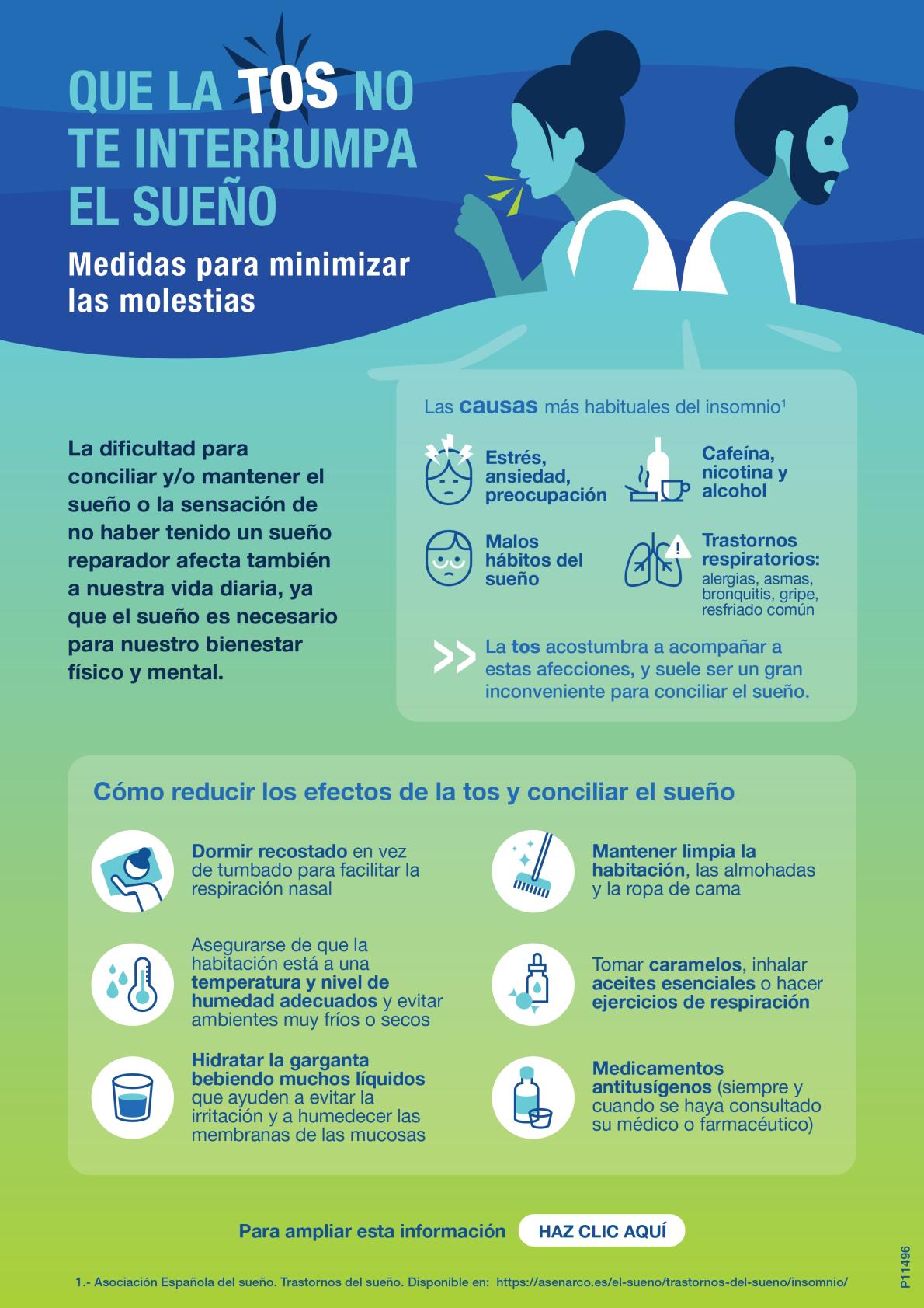 Que la tos no interrumpa tu sueño